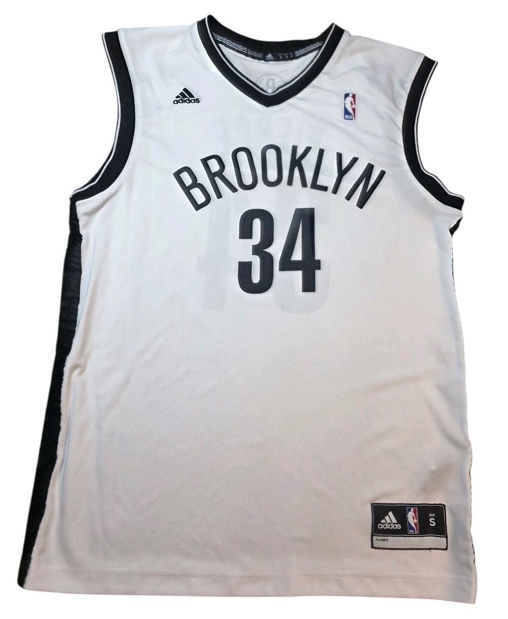 Adidas Brooklyn Nets #34 Paul Pierce Swingman NBA Jersey Men's S